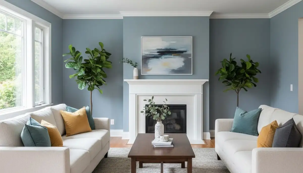 Finished interior painting in Tacoma, WA showcasing smooth walls and vibrant colors by expert house painters