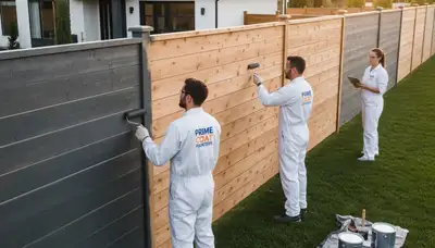 Professional fence painting in Tacoma WA for durable, weather-resistant wood and curb appeal