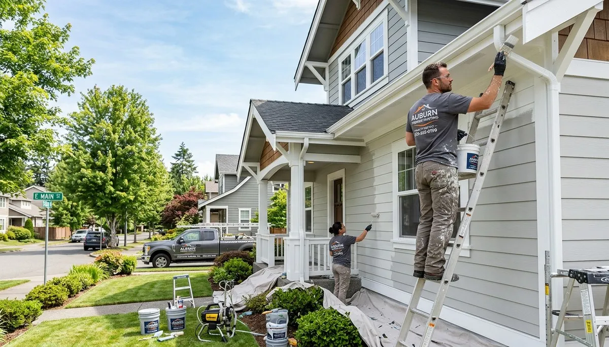Professional house painters providing exterior home painting services in Tacoma, WA