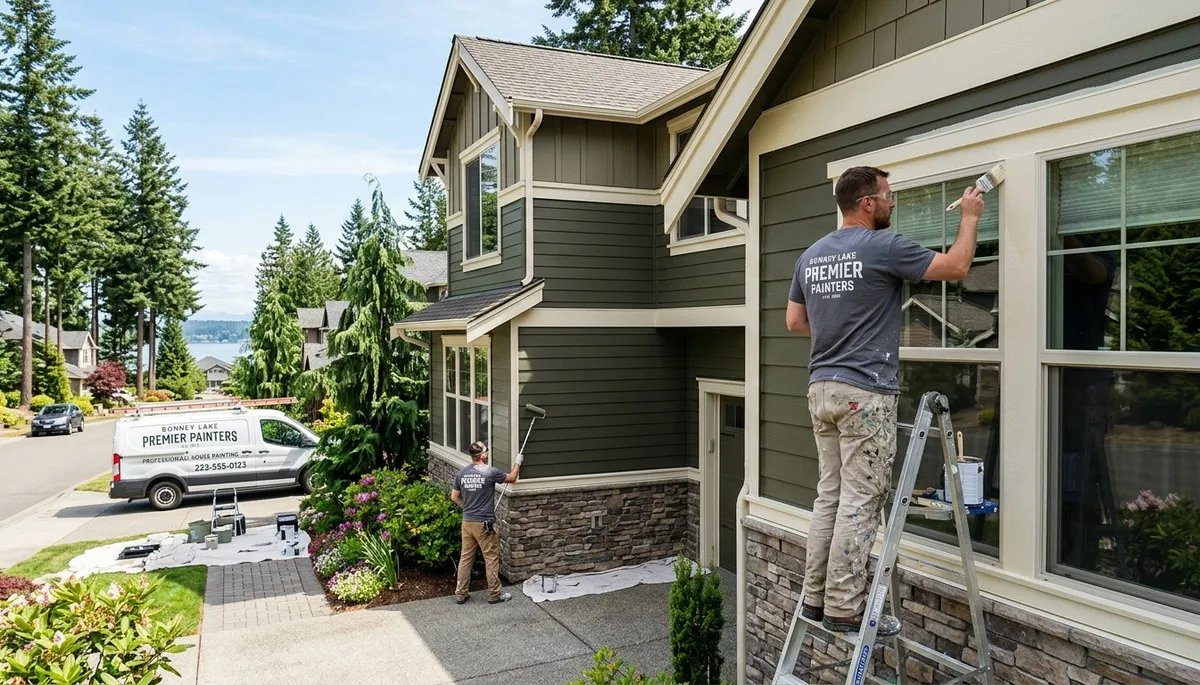 Professional house painters in Tacoma WA providing expert residential exterior painting services