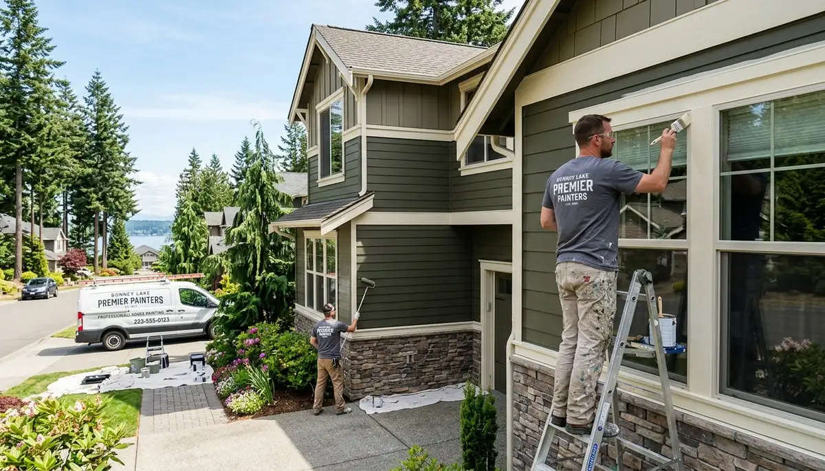 Professional house painters in Tacoma WA providing expert residential exterior painting services