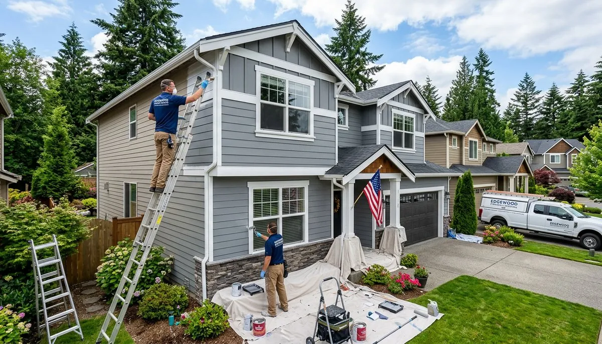 Professional house painters serving Tacoma WA homes with expert exterior and interior painting services
