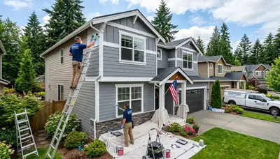 Professional house painters serving Tacoma WA homes with expert exterior and interior painting services