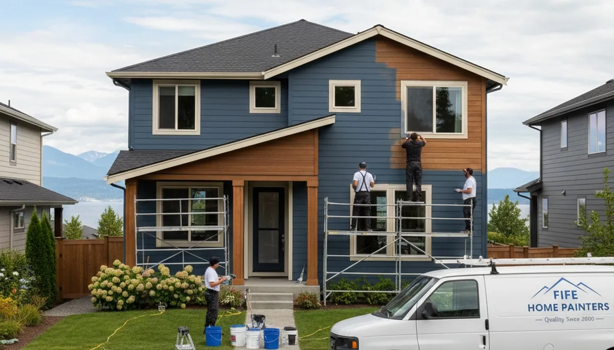 Professional house painting service in Tacoma, WA for residential exterior and interior projects