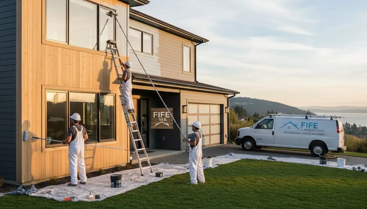 Tacoma, WA house painting service team providing professional interior and exterior painting