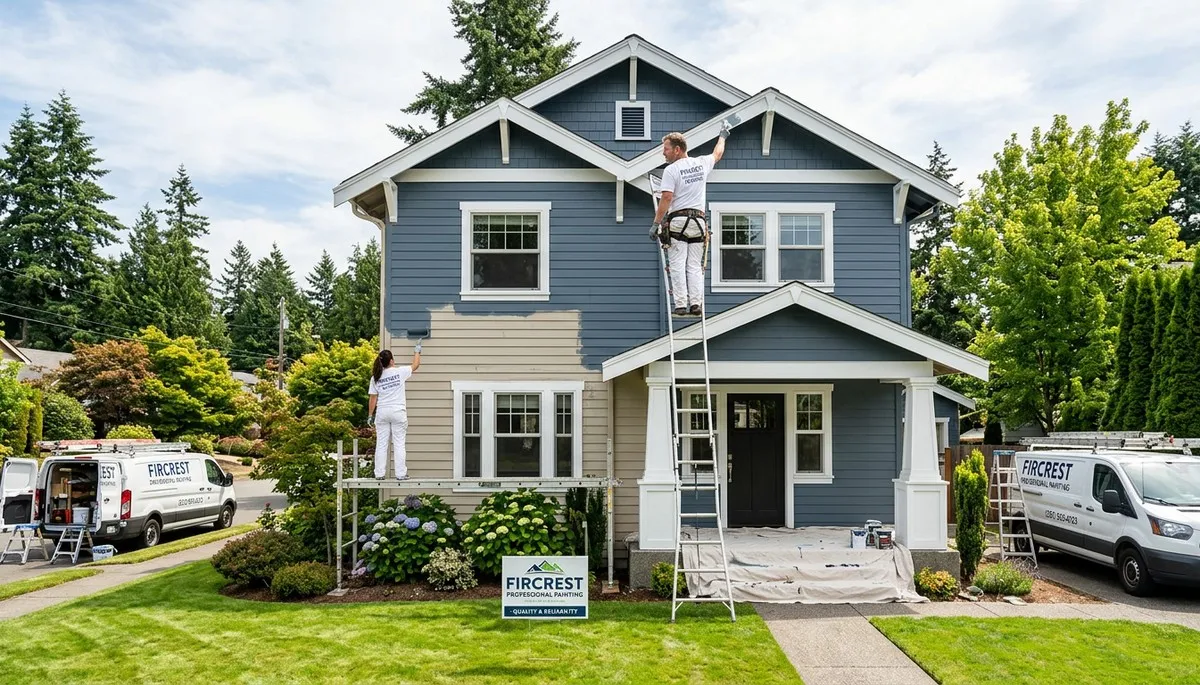 Professional house painting service in Tacoma WA by expert residential painters