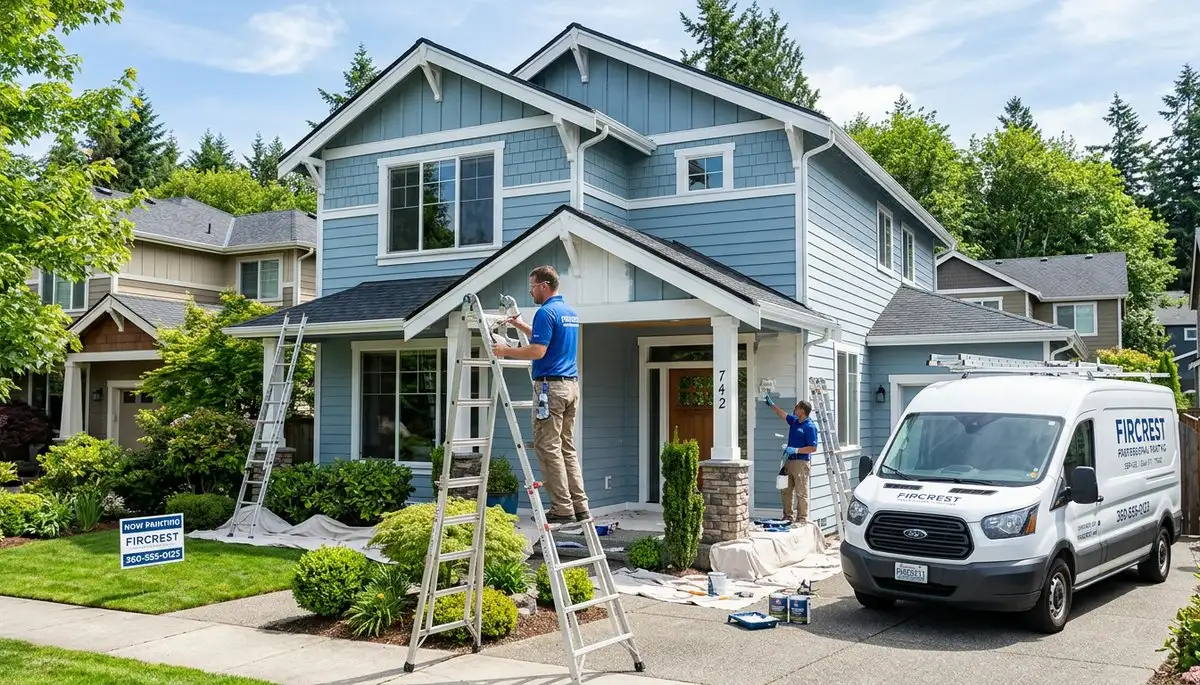 Professional house painters in Tacoma WA providing expert residential exterior painting services