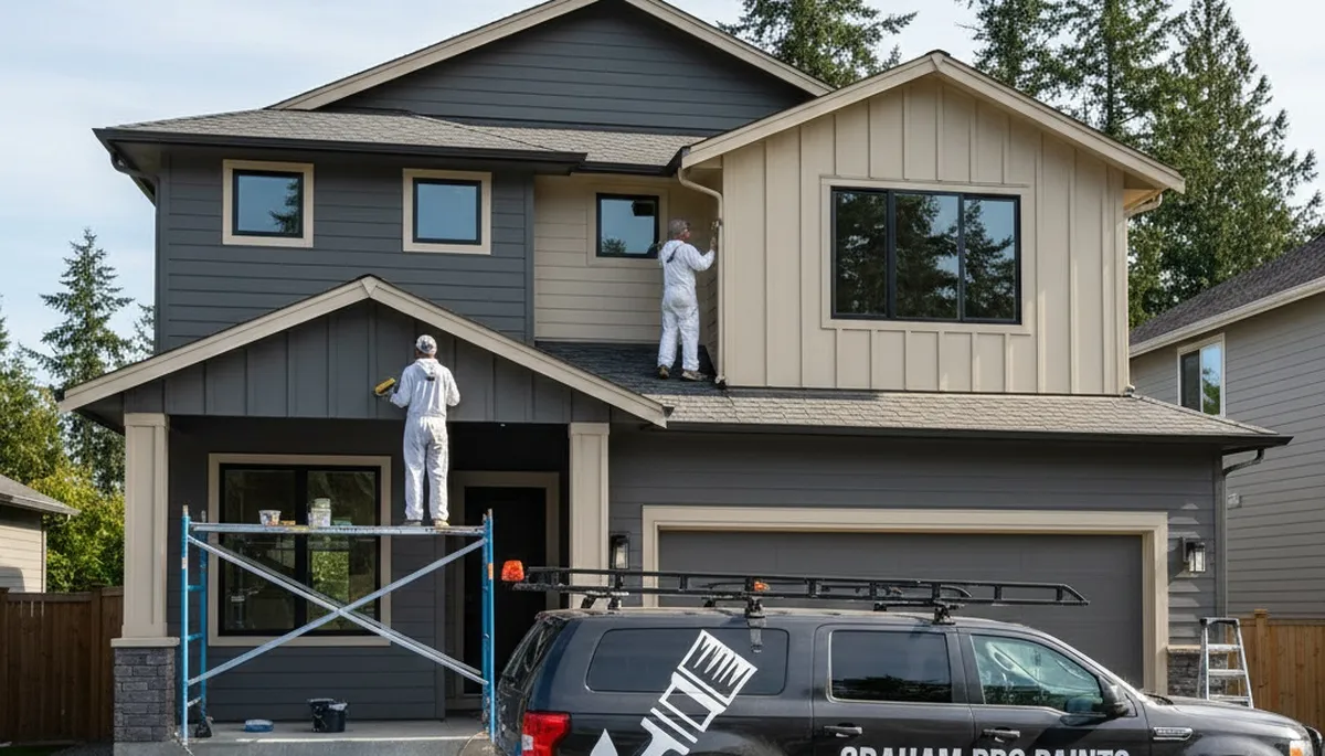 Professional house painting service in Tacoma, WA for residential exterior and interior projects