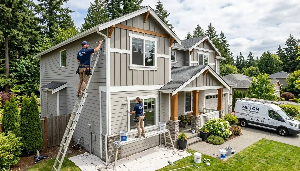 Professional house painters in Tacoma WA providing expert exterior and interior painting services