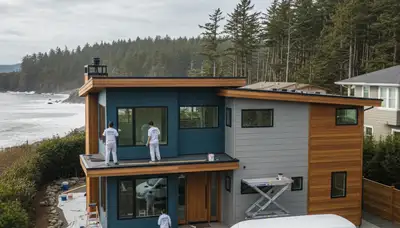 House painting service in Tacoma, WA by PaintingTacomaWA.com for residential exterior and interior projects