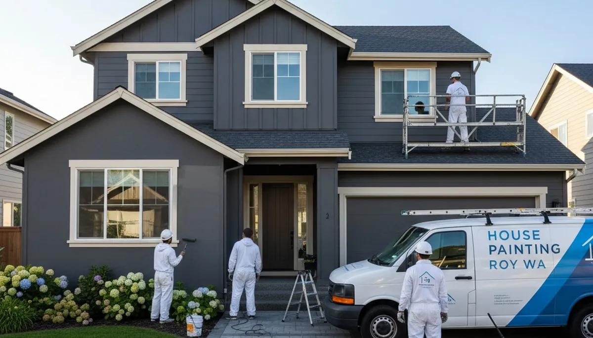 House painting service in Tacoma, WA by Painting Tacoma WA for residential exterior projects