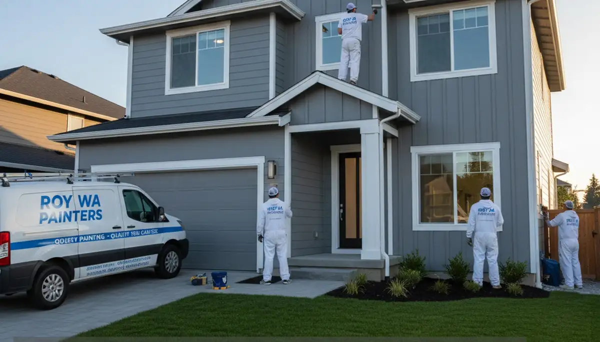 Tacoma, WA house painting service team providing interior and exterior painting for local homes