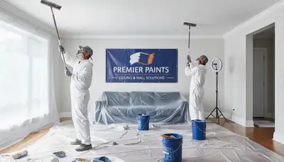 Professional popcorn ceiling removal in Tacoma, WA home with smooth finish prep by local painters
