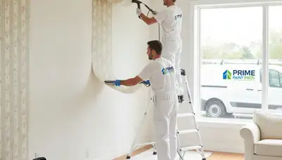 Professional wallpaper removal service in Tacoma, WA preparing walls for fresh paint